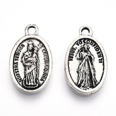 Tibetan Style Alloy Pendants PALLOY-T075-179A-AS-1