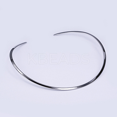 201 Stainless Steel Choker Necklace Making NJEW-O094-10-1