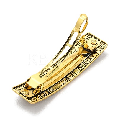Vintage Retro Forest Moon Alloy Retro Hair Barrettes AJEW-K048-13AG-1