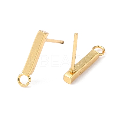 304 Stainless Steel Stud Earring Finding X-STAS-C080-06C-G-1