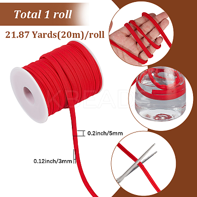 1 Roll Soft Nylon Braided Cord NWIR-SP0001-04B-1