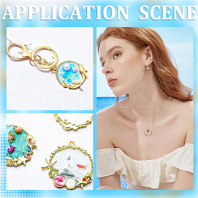 Rack Plating Ocean Theme Alloy Pendants FIND-SC0014-95-1