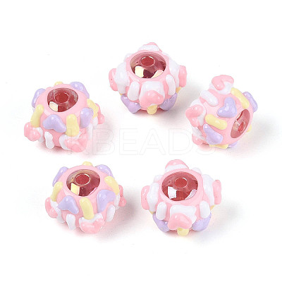 Opaque Acrylic Beads X1-ACRC-H001-01D-1