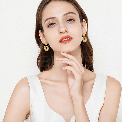 40Pcs Brass Clip-on Earring Findings KK-SP0001-14G-1