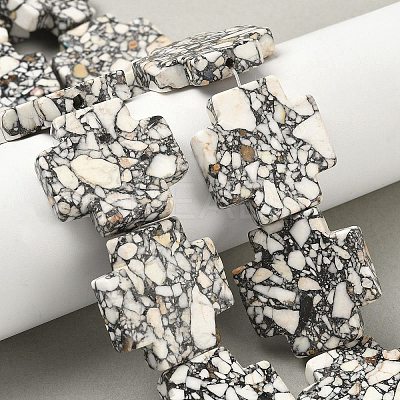 Dyed Synthetic Turquoise Beads Strands G-M448-A01-01-1