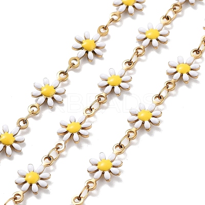 Ion Plating(IP) 304 Stainless Steel Handmade Beaded Chain CHS-K019-06G-02-1