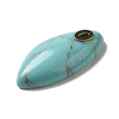 Synthetic Turquoise Pendants G-K355-01G-03-1