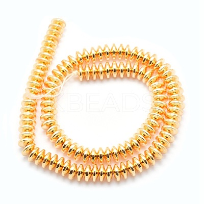 Electroplate Non-magnetic Synthetic Hematite Beads Strands G-L485-05A-G-1