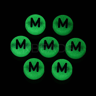 Luminous Frosted Acrylic Beads FACR-T008-02M-1
