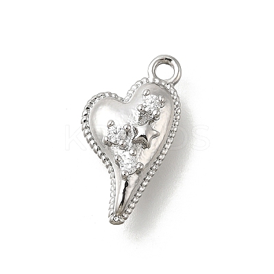 Brass Micro Pave Cubic Zirconia Pendants LS-KK-U061-12P-1