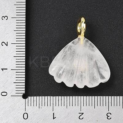 Natural Quartz Crystal Carved Pendants G-G330-02G-02-1