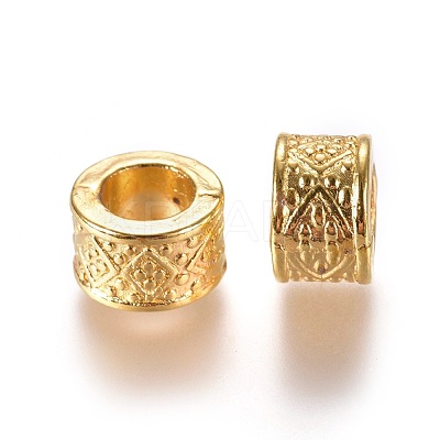 Tibetan Style Alloy European Beads X-LF8485Y-G-1