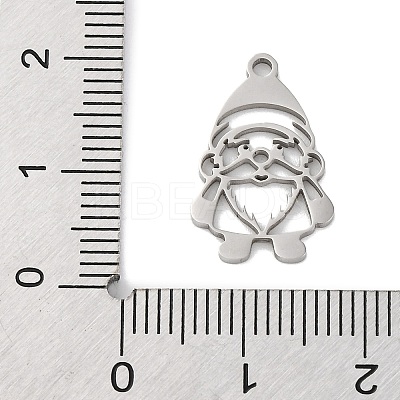 Christmas Anti-Tarnish 201 Stainless Steel Pendants LS-STAS-Q015-07P-1
