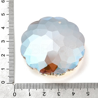 Electroplate Glass Charms EGLA-M028-02D-1