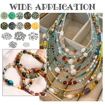 DIY Natural Mixed Gemstone Beads Jewelry Making Finding Kit DIY-WR0004-24-1