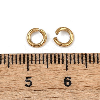 304 Stainless Steel Open Jump Rings X-STAS-Z137-01G-03-1