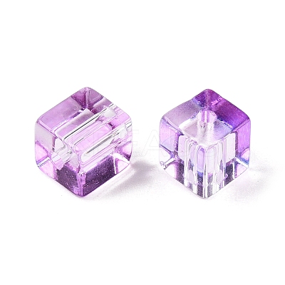 Baking Paint Transparent Glass Beads LS-DGLA-N005-01A-07-1