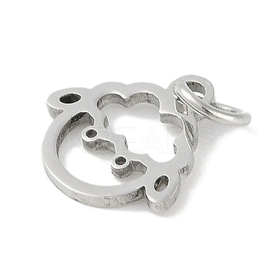 Non-Tarnish 304 Stainless Steel Pendants STAS-L279-001P-12-1