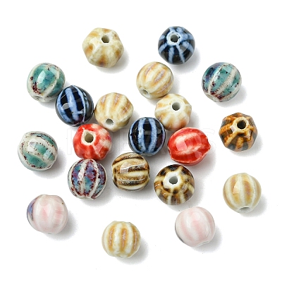 20Pcs Handmade Porcelain Beads PORC-YW0001-39F-1