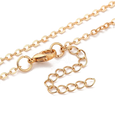 Brass Pave Clear Cubic Zirconia Cable Chain Hexagon Pendant Necklaces for Women LS-NJEW-U006-02C-KCG-1