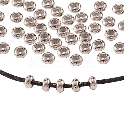 50Pcs 304 Stainless Steel Beads STAS-CJ0001-195-1