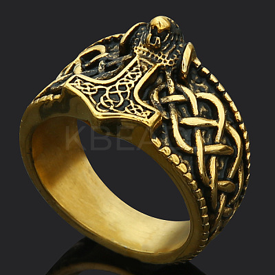 Viking 304 Stainless Steel Finger Rings for Men FS-WGB3F16-09-1