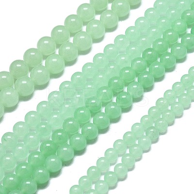 Natural Malaysia Jade Beads Strands G-L645-C01-8mm-12-1