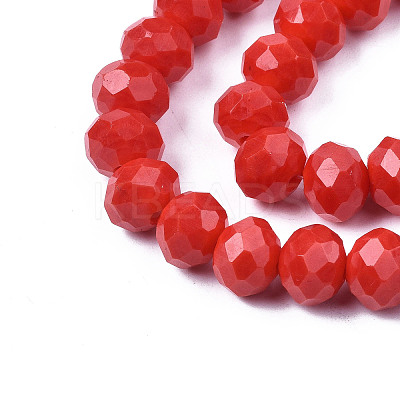 Electroplate Glass Beads Strands X-EGLA-A044-P8mm-A22-1