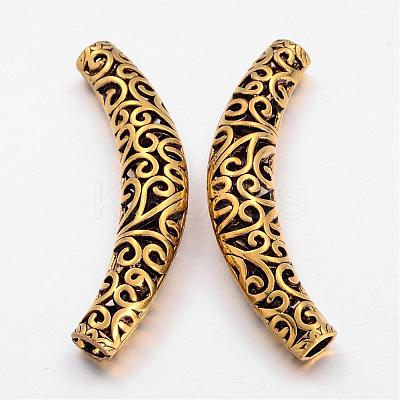 Tibetan Style Alloy Hollow Beads GLF10634Y-NF-1