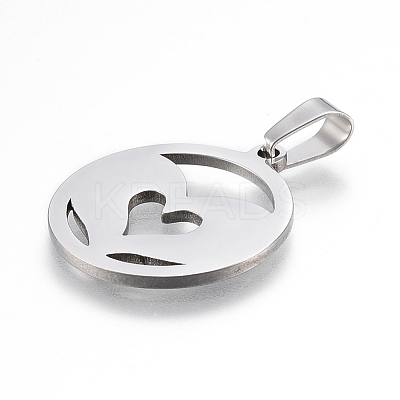 Non-Tarnish 304 Stainless Steel Pendants STAS-I086-04P-05-1