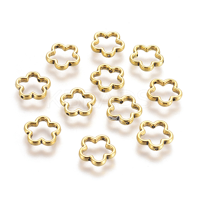 Tibetan Style Alloy Bead Frames GLF11215Y-NF-1