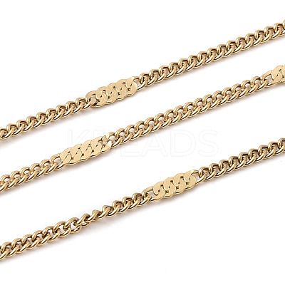 304 Stainless Steel Curb Chains CHS-L033-02G-1