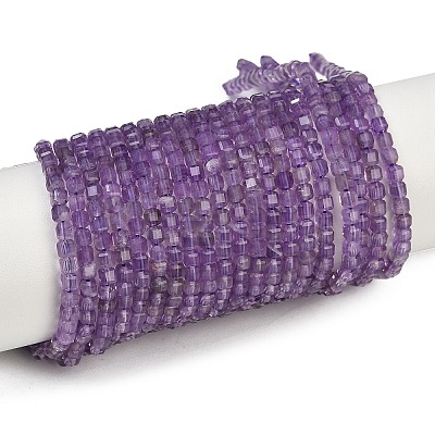 Natural Amethyst Beads Strands G-P457-B01-56-1