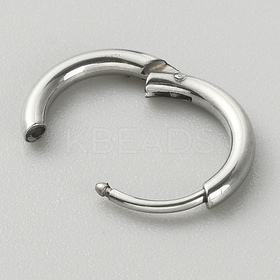 316L Surgical Stainless Steel Huggie Hoop Earrings for Girl Women LS-EJEW-TAC0011-11A-P-1