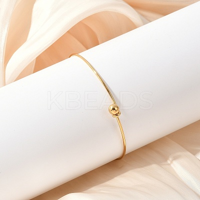 304 Stainless Steel Bangles for Women BJEW-C088-02G-1