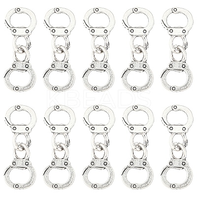 10Pcs Tibetan Style Alloy Links/Connectors TIBE-YW0001-91-1