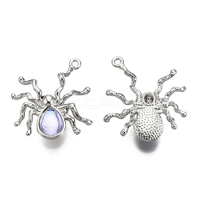 Halloween Rack Plating Alloy Pendants PALLOY-F286-06P-1