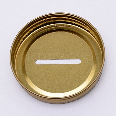 Tinplate Coin Slot Bank Lids FIND-WH0047-14A-1