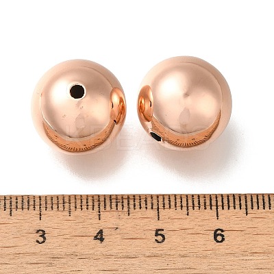Rack Plating Brass Beads KK-K373-08H-RG-1