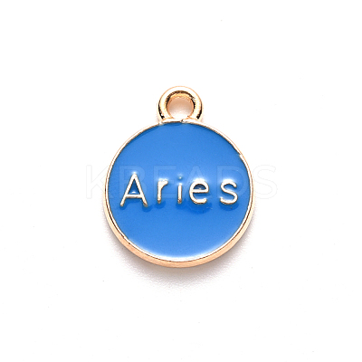 Alloy Enamel Pendants ENAM-S124-01A-02A-1