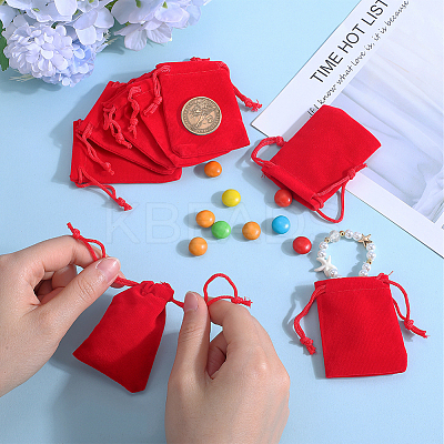 Rectangle Velvet Drawstring Pouches TP-BBC0001-06A-1