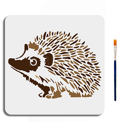 1Pc PET Hollow Out Drawing Painting Stencils DIY-MA0005-76C-1