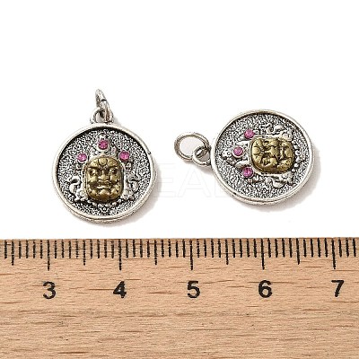 Brass Pendants KK-K357-02AS-1