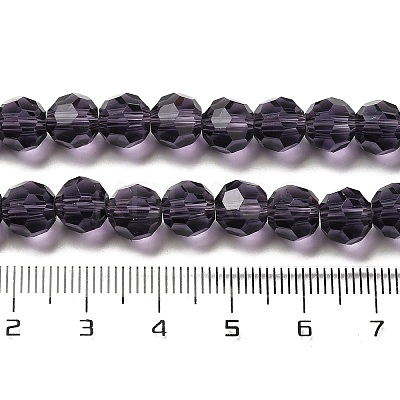 Transparent Glass Beads LS-EGLA-A035-T8mm-D15-1
