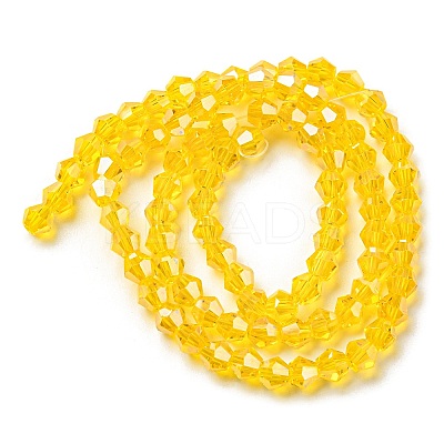 Transparent Electroplate Glass Beads Strands LS-EGLA-A039-T4mm-A22-1
