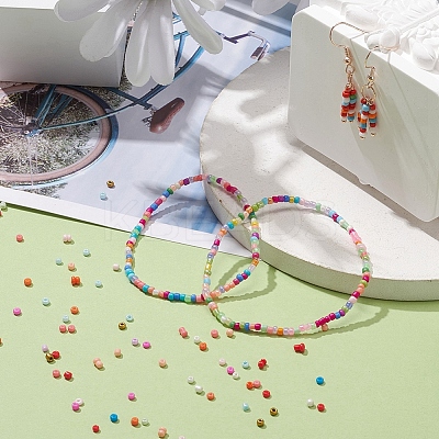 12 Style 12/0 Glass Seed Beads SEED-YW0001-49C-1