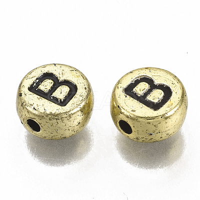 Plating Acrylic Beads X-PACR-CD0001-B-1