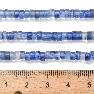 Blue Watermelon Stone Glass Beads Strands G-Z110-A33-2x4mm-1