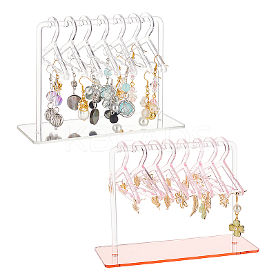 2 Sets 2 Colors Acrylic Earring Display Stands EDIS-FG0001-61-1