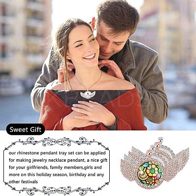 DIY Pendant Necklace Making Kits DIY-NB0003-99-1